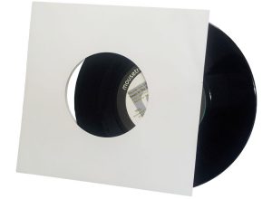 7 inch vinyl pressing white paper inner