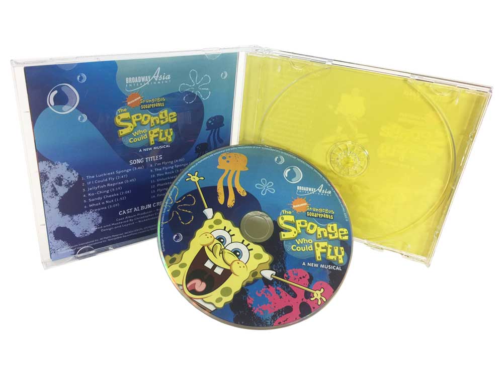 SpongeBob music CD super jewel case