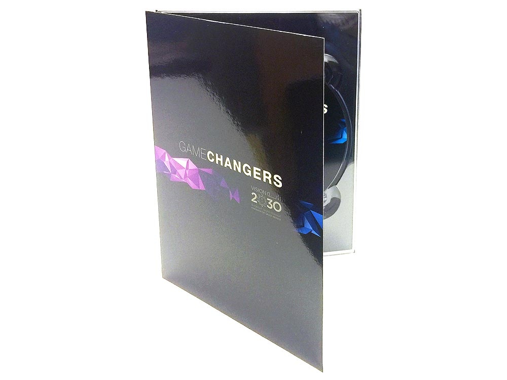 DVD digipack gloss lamination