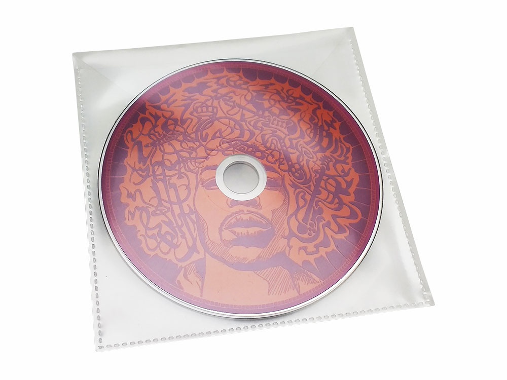 Transparent PVC CD wallet