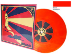 7 inch carrot orange colour vinyl and sleeve Zella Day