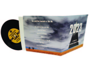 7 inch vinyl with full colour printed gatefold sleeve